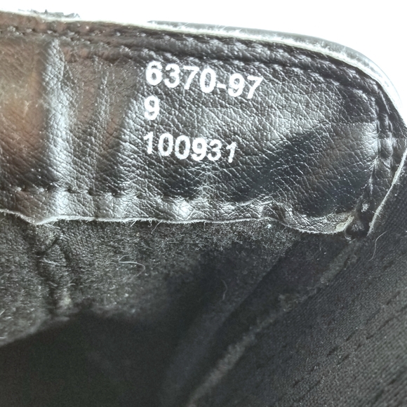 Sz 9 Cathy Jean Western Style Black Ankle Boots - Picture 8 of 10